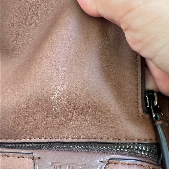 Tumi Chestnut Brown Leather Backpack for Men - Picture 7 of 12